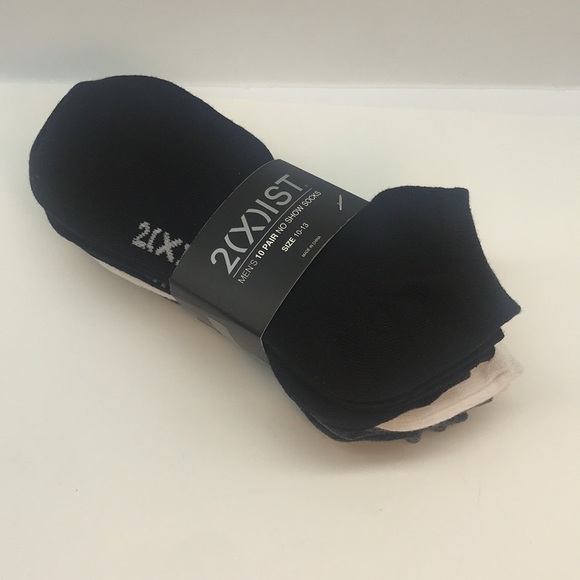 2(X) IST MENŚ 10 PAIR NO SHOW SOCKS SIZE 10-13 - Picture 16 of 16